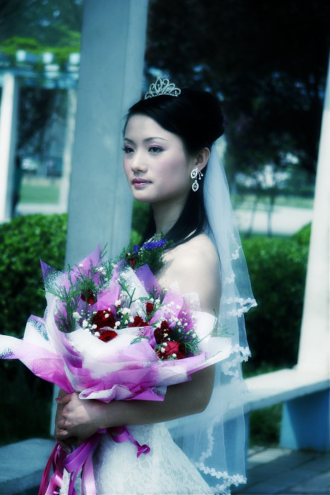 婚纱人像