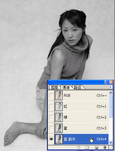 利用Photoshop通道来实现快速简单抠图