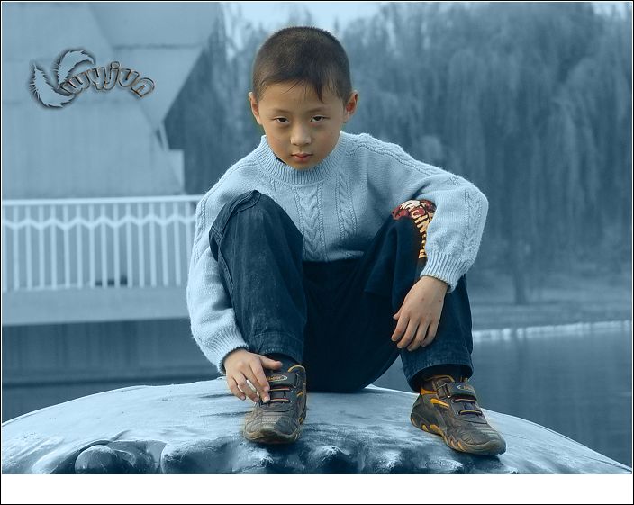 发几张儿子的