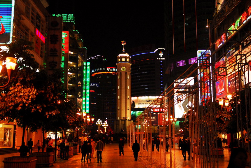 山城夜色