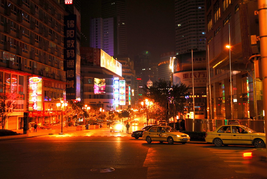 山城夜色