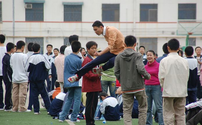 赛前热身