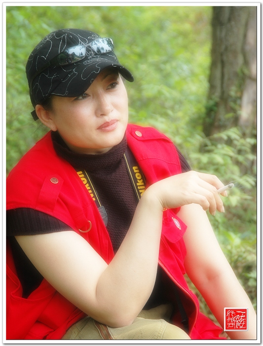 挺进大别山采风　人像～谁？