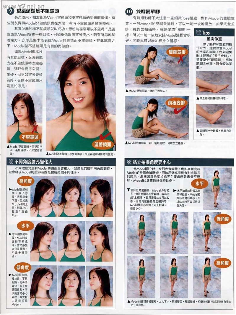 人像模特摆POSE技巧
