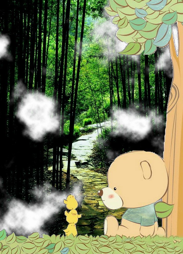 [原创]赵淑珍作品《竹影》
