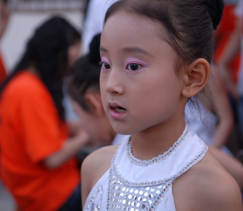 开幕式上的小演员
