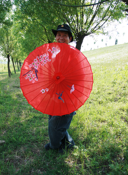 黄河岸边采风人