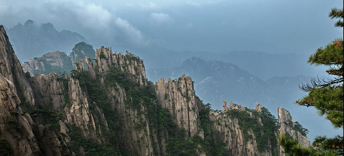 行色黄山