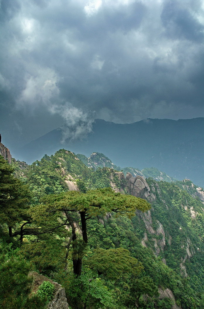 行色黄山
