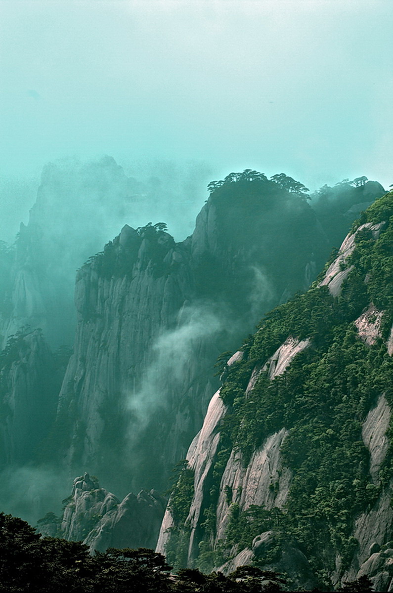 行色黄山