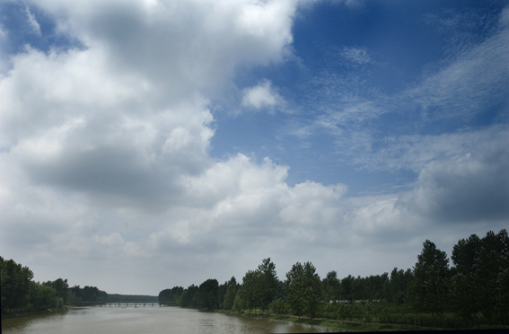 雨后金堤河
