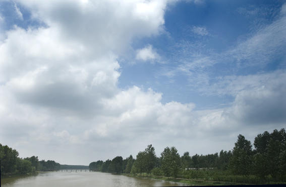 雨后金堤河