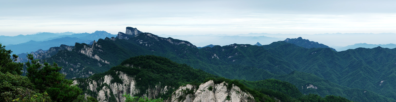 盛夏白云山