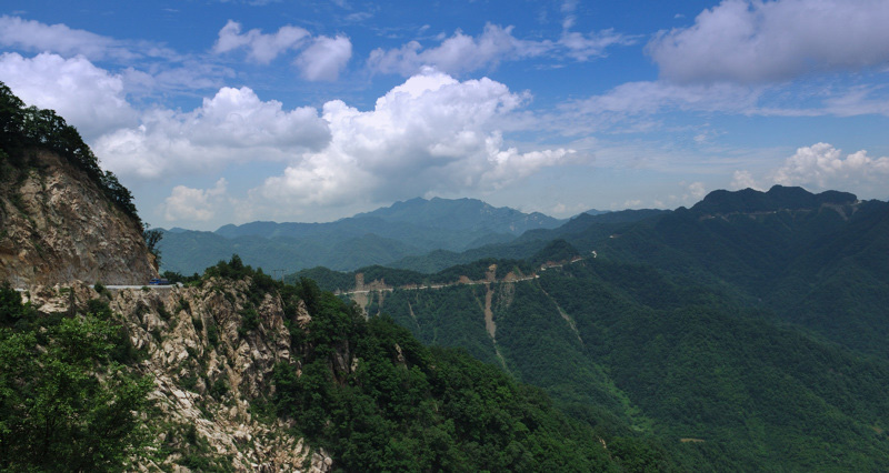 盛夏白云山