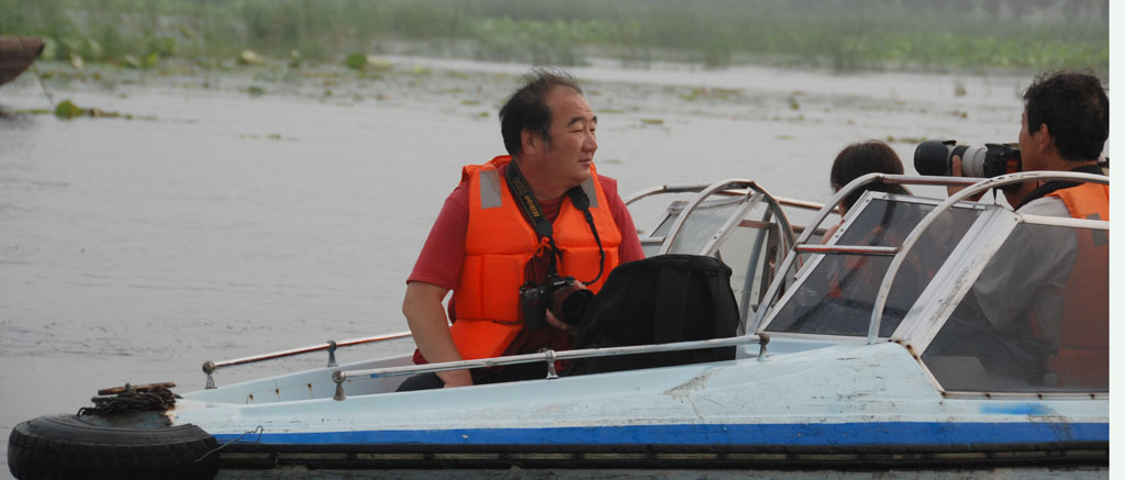 微山湖采风摄友潇“撒”