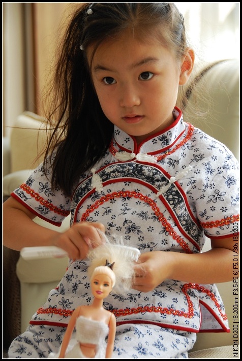 俺也发几张自家妞妞的照片