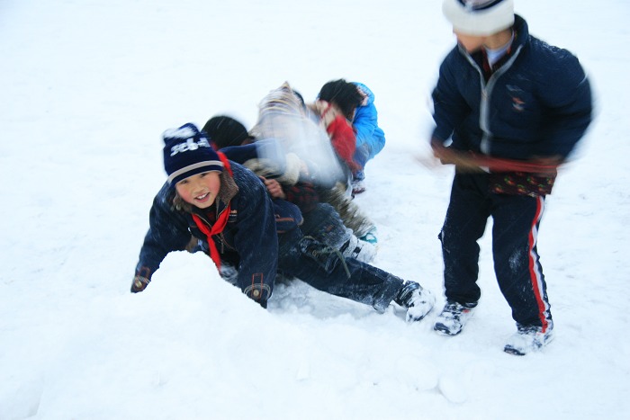 快乐雪中