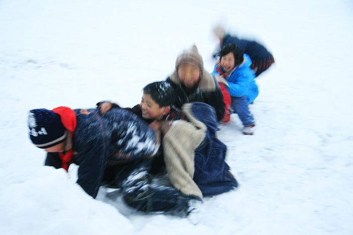快乐雪中