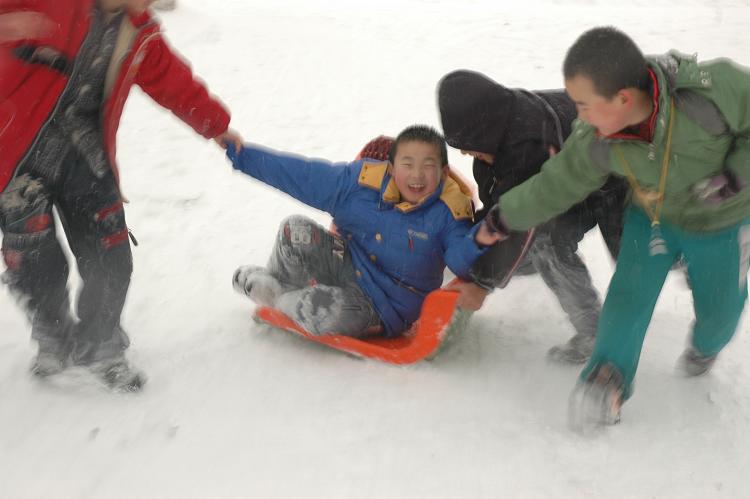 雪中即景