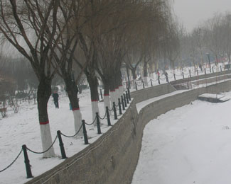 烟雾迷蒙----雪景