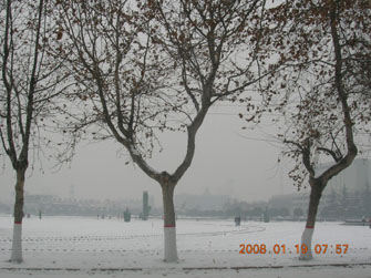 烟雾迷蒙----雪景