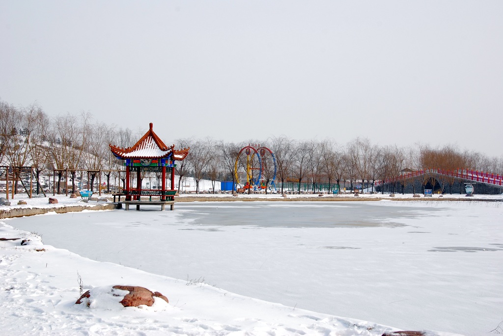 濮上雪景