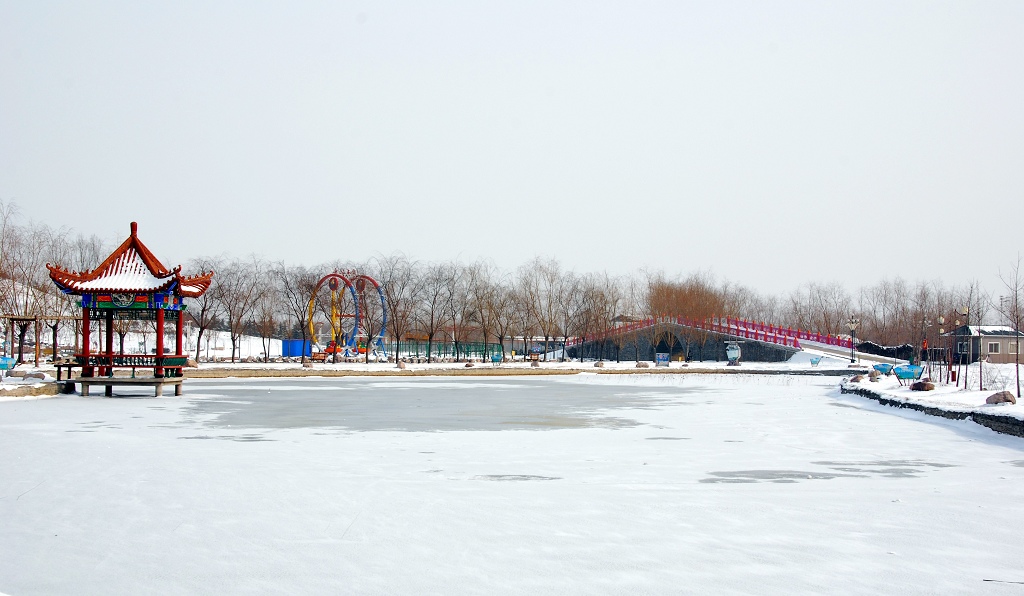 濮上雪景