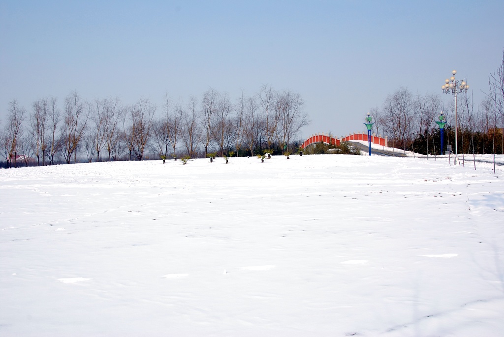 濮上雪景