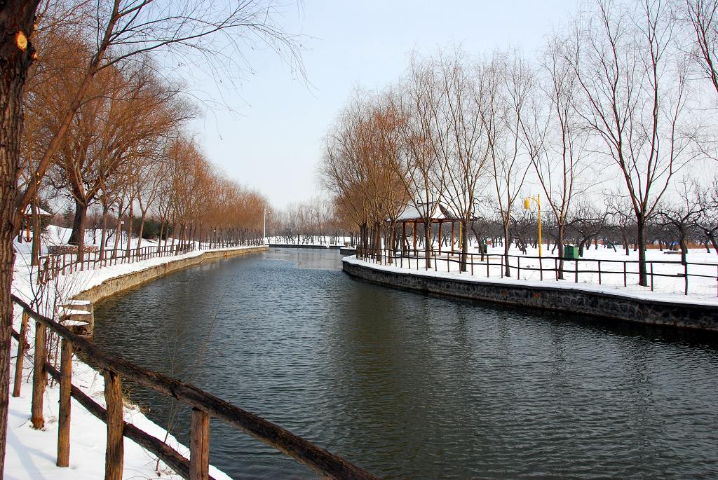 濮上雪景