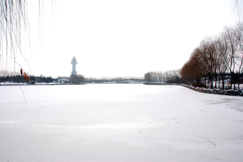 濮上雪景