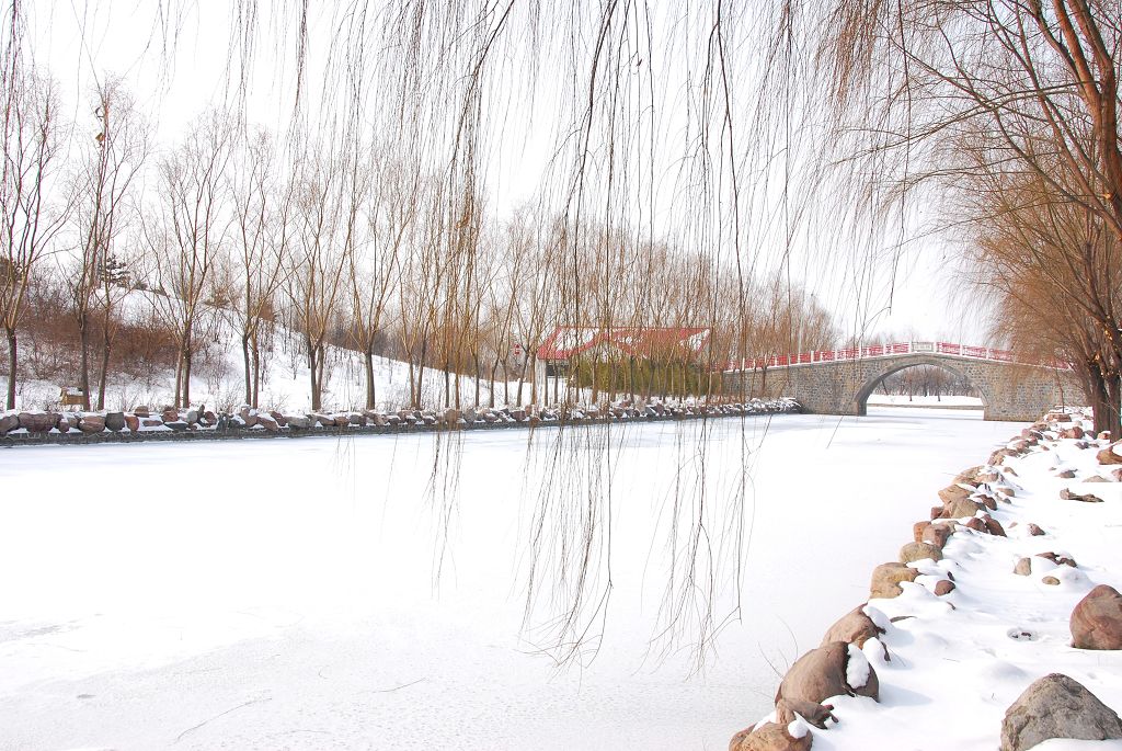 濮上雪景