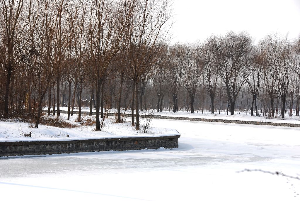濮上雪景