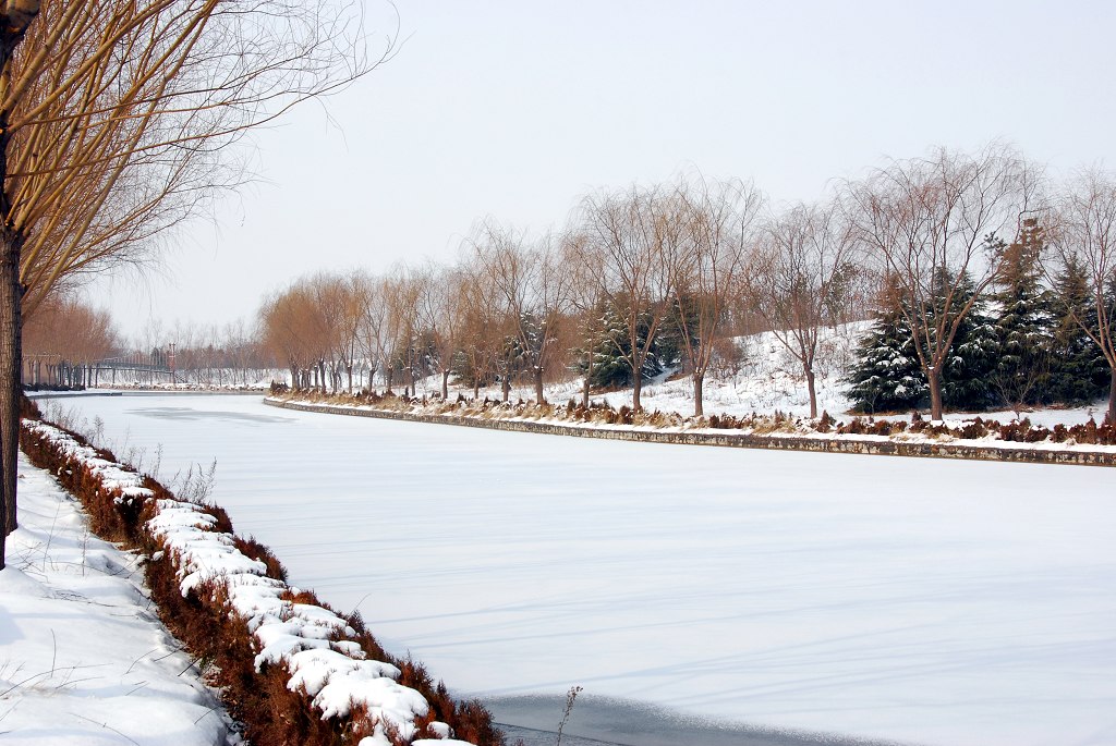 濮上雪景