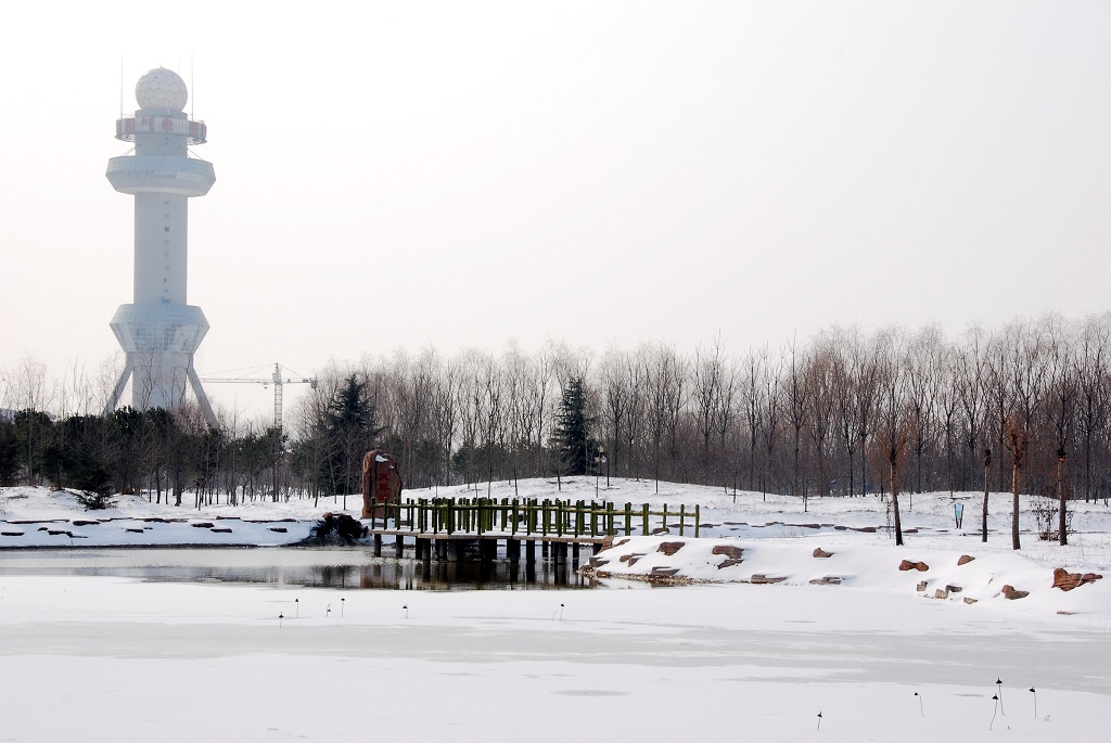 濮上雪景