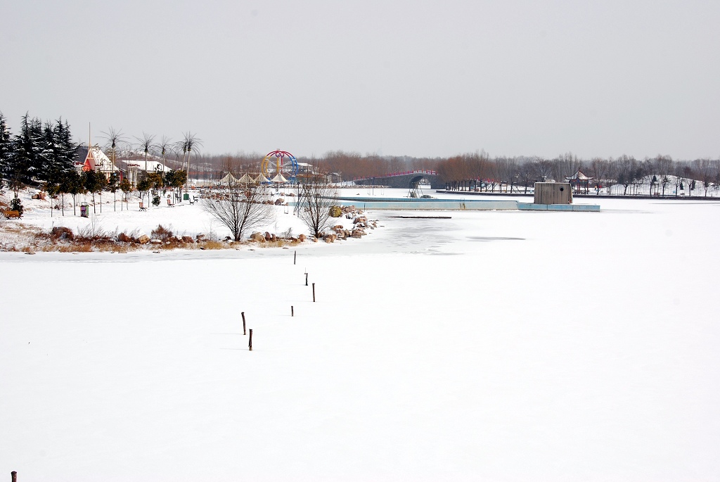濮上雪景