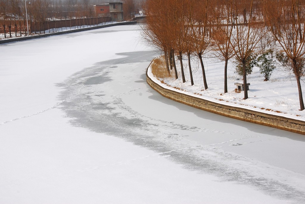濮上雪景