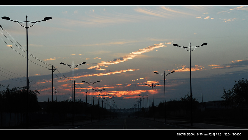 夕照工地