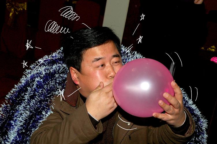 石油人周岁花絮之------吹气球全明星赛