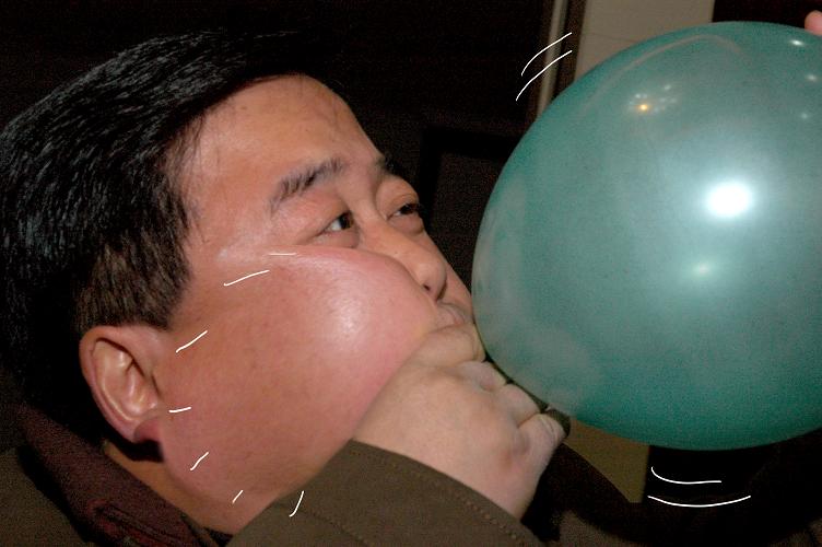石油人周岁花絮之------吹气球全明星赛
