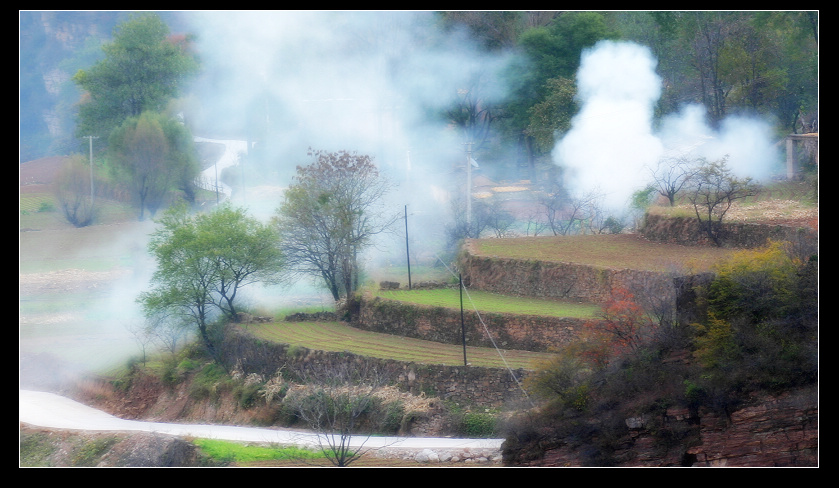 山村的早晨