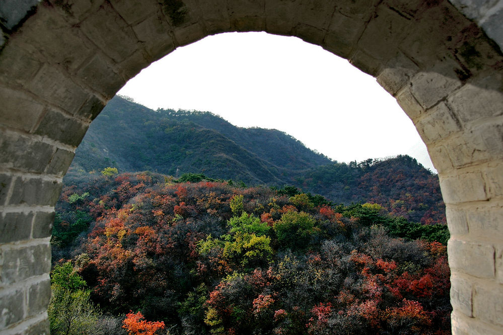 八达岭长城秋色