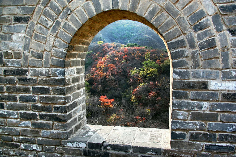 八达岭长城秋色
