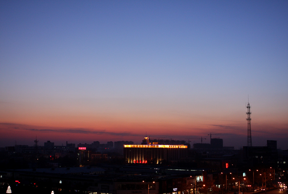 华龙夕阳美景