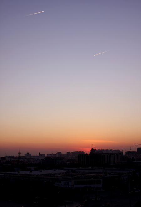 华龙夕阳美景