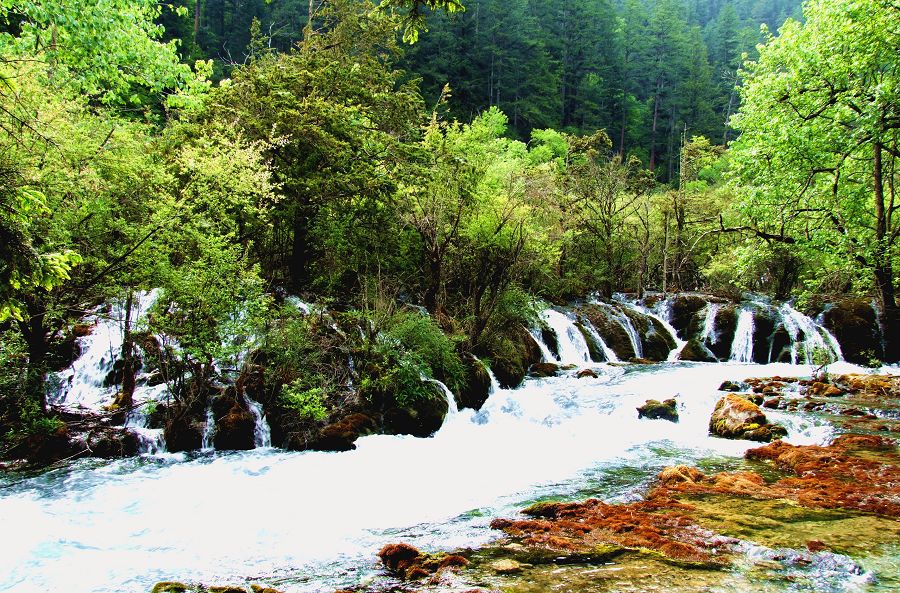 九寨沟美景