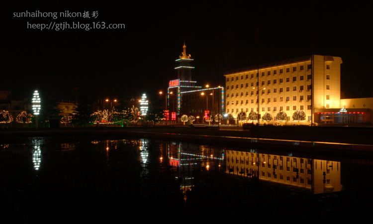 油城夜景我也跟几张