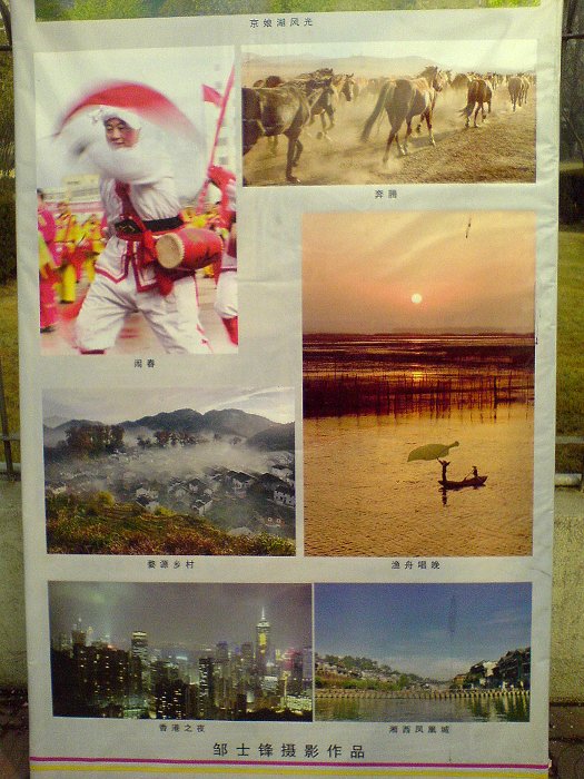 濮阳市摄影艺术展已于正月初六开始在二号路市政府门口展