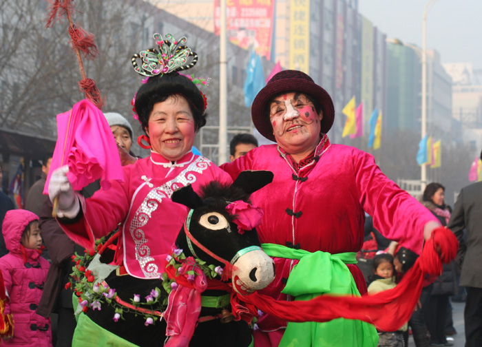 任丘大鼓花会采风