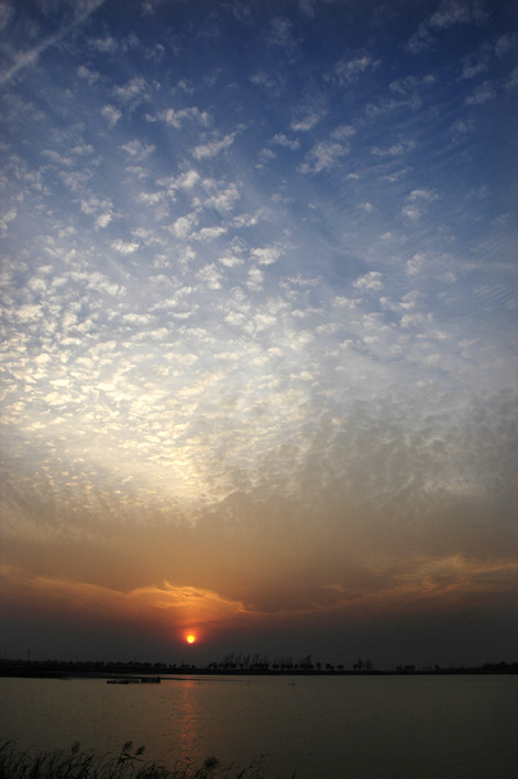 黄河夕照