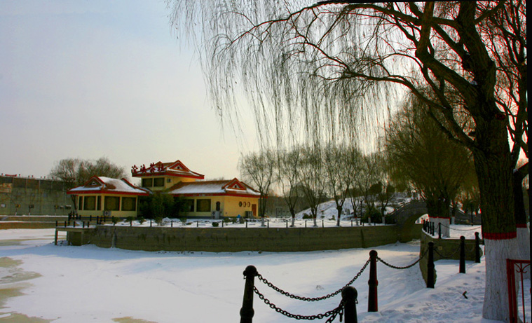 新蕾公园冬景